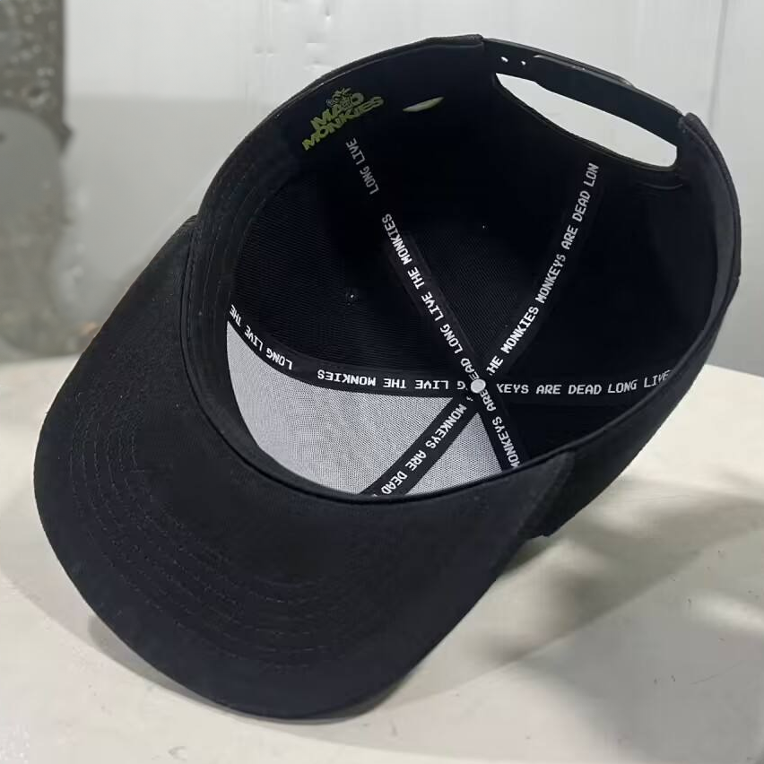 MAD MONKIES SNAPBACK HAT - BLACK